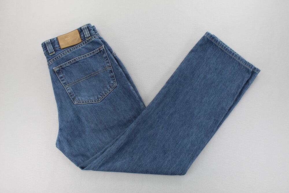 Ermengildo Zegna Blue Denim Jeans Mens 30X28 Straight Leg